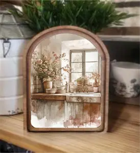 Spring Rustic Kitchen Framed Art