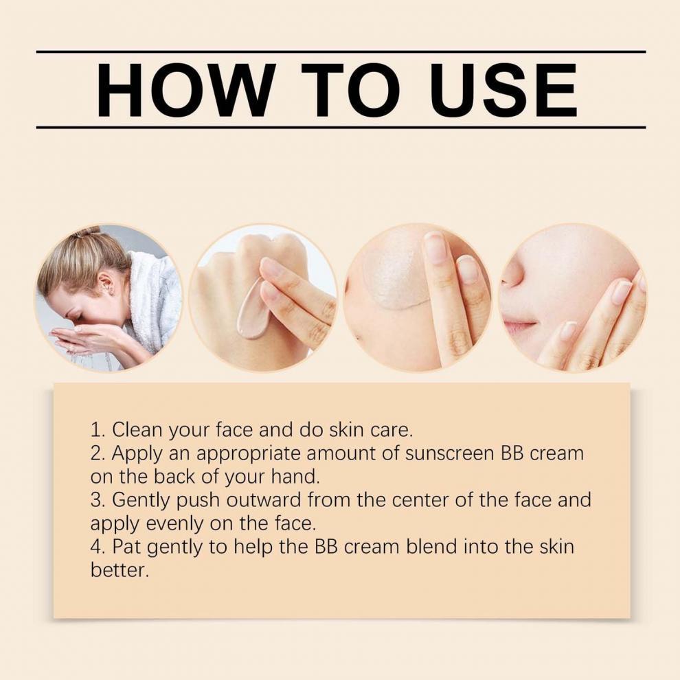 Dual-Ended Foundation Concealer Stick, Dual-ended with Built-in Brush, Makeup Anytime,Moisturizing & Lightweight