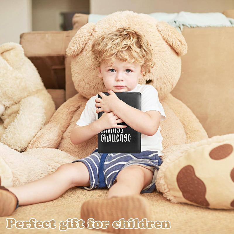 CLOUDSEA 100 Envelope Savings Challenge Binder A5 Size with Cute Stickers & Cash Envelopes for 100 Day Savings $5,050 Budgeting Planner Finance Checklist Organizer