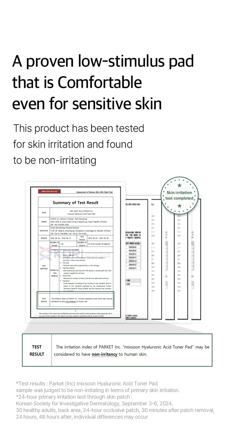 [mixsoon Official Shop] Hyaluronic Acid Toner Pad 6.08 fl.oz / 180ml / 80 Sheets -  Deep Hydration Toner Pads, Korean Skincare for Glass Skin