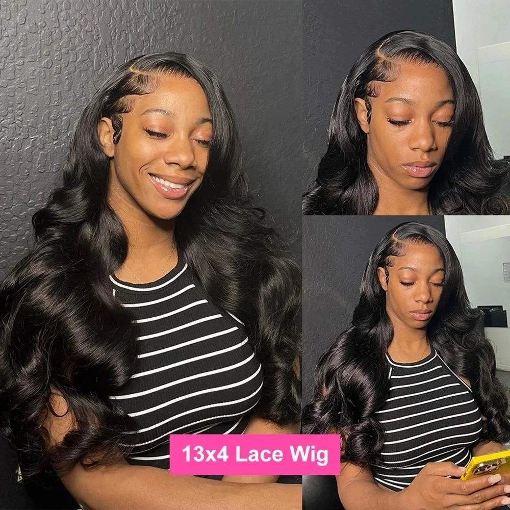 Bling Hair Body Wave 13X4 Lace Front Drawstring Wigs Human Hair Easy To Wear 13x6 Glueless Wig Human Hair Pre Plucked Pre Cut Pre Everything Frontal Wig Beginners Friendly 180% Density #TikTokShopBlackFriday