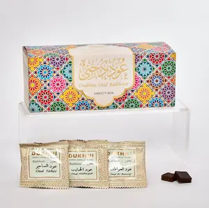 Oud Bakhoor Variety Box by Dukhni | Assorted Box | 30 Pieces Bakhor | Refill Kit | Arabic Bakhoor Incense | Islamic Gifts, Eid & Ramadan Gifts for Men and Women | Luxurious, Long Lasting