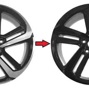 2018-2022 XGen Accord Wheel Chrome Delete Gloss Black Premium Vinyl Overlay for Sleek Appearance Durable Weatherproof Bubble-Free Material