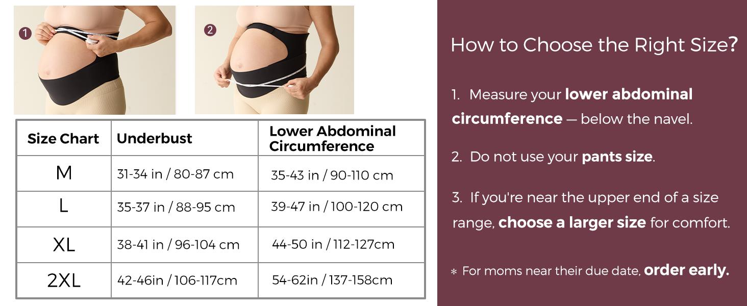 Momcozy CozySupport Ergonest Maternity Belly Band - 360° Support, Invisible Design, Adjustable for All Stages of Pregnancy, Thoughtful Gift for New Pregnant Moms,-【B】
