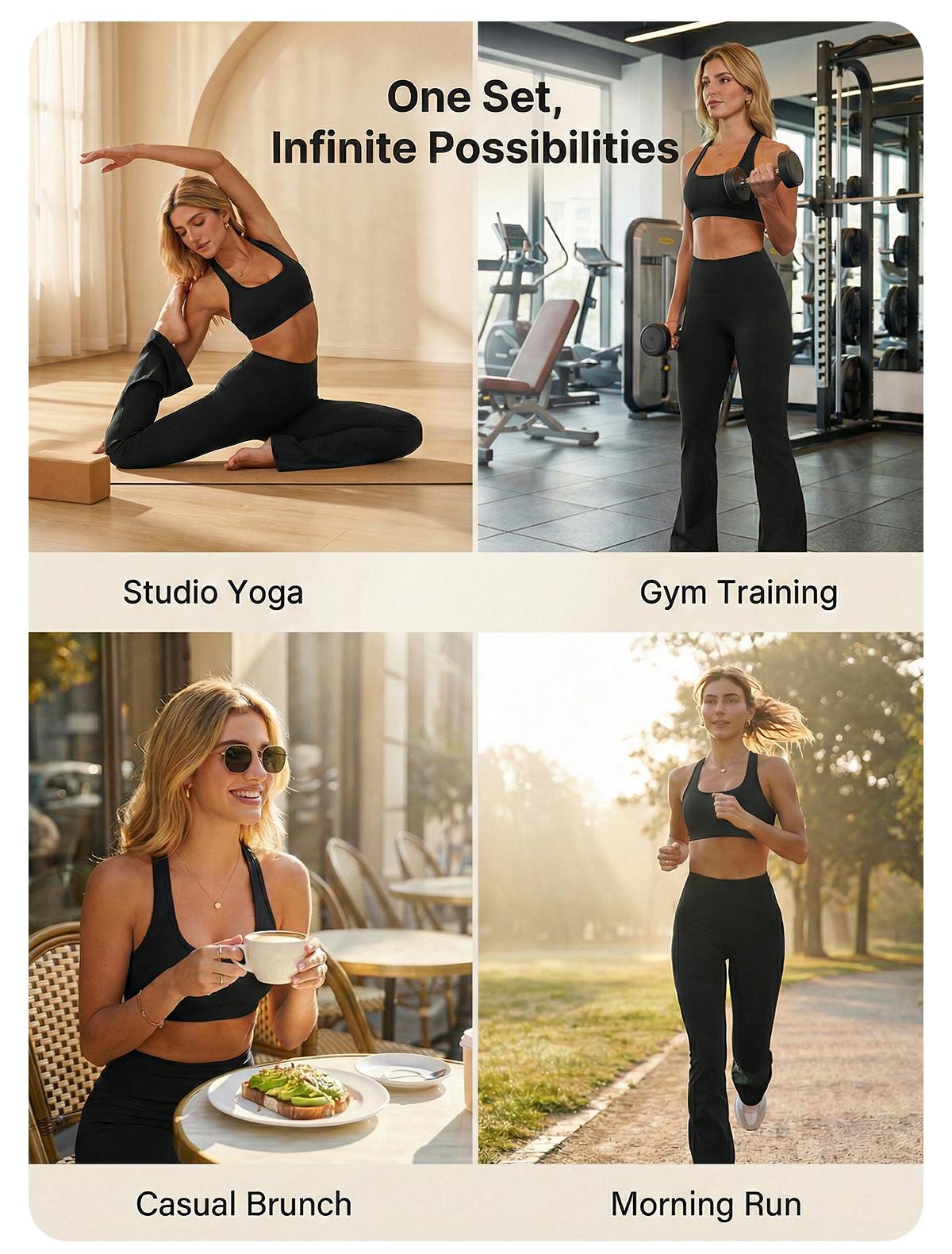 MASKERT Women's Sports Yoga Pants Running Fitness Home Commuting Comfortable Skin Friendly