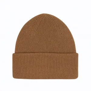 100% Wool Knit Beanie | Warm Natural Wool Winter Hat for Cold Weather | HatPhile