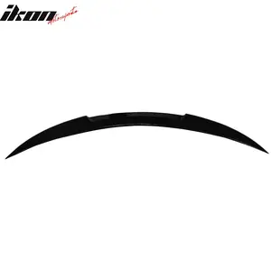 Trunk Spoiler Wing for Tesla Model S 2021-2024 IK Style Gloss Black ABS