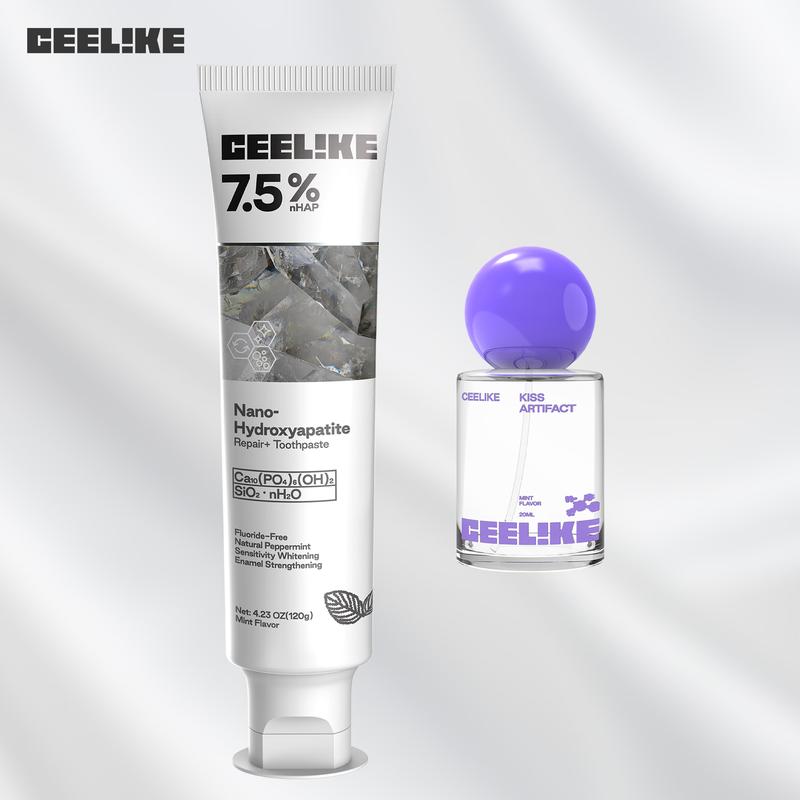 CEELIKE｜MSDRWIKEY Oral Care Set | SP-6, Hydroxyapatite & 7-Pro Toothpaste + Probiotic Spray | Enamel Repair & Fresh Breath#TikTokShopBlackFriday