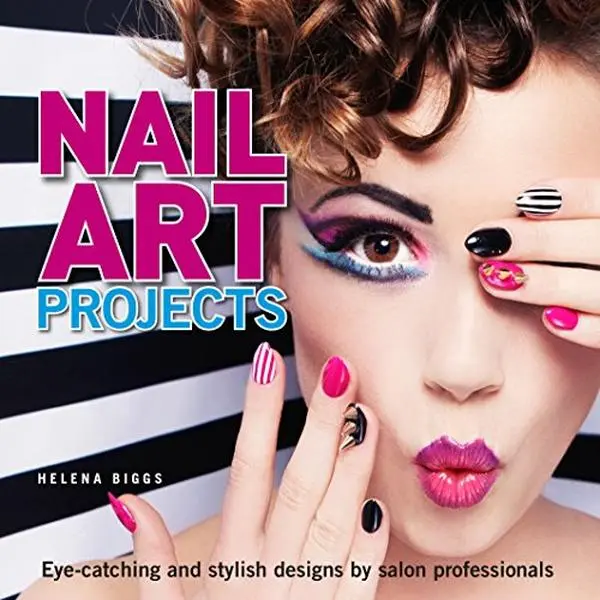 Used Book - Nail Art Projects: Eye-Catching, Stylish Designs by Salon Professionals by Helena Biggs (Soft Cover, Arcturus Publishing Ltd, 0.7 lb, English) - Books, 0.7 Pounds