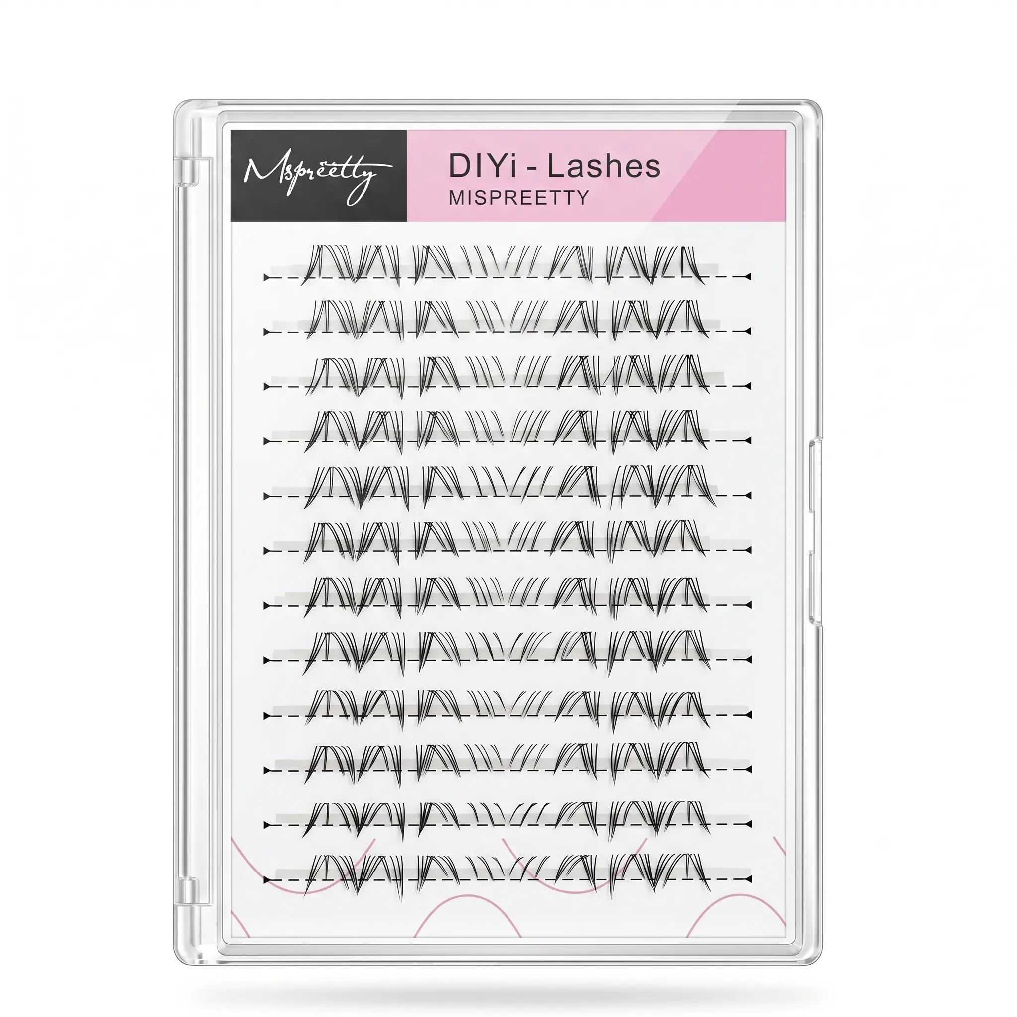 Nature Beauty Eyelash Clusters, Transparent Band Bottom False Eyelashes, Makeup Lash Clusters for Daily Use, False Eyelash Clusters
