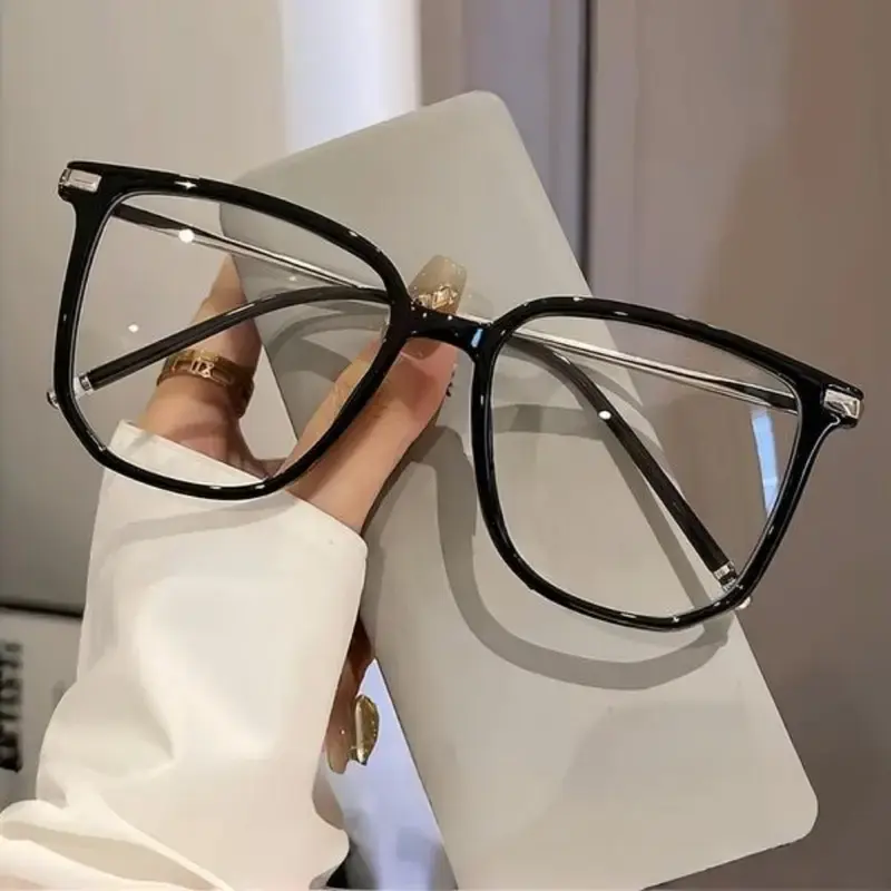 Unisex Vintage Style High Quality Eyeglasses - Lightweight Full Rim Fashion Frames with TR & Zinc Alloy Accents, Decorative Lenses, Durable Accessories for Back to School Sports & Outdoor Daily Wear