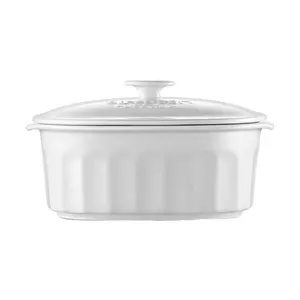 BUYDEEM 2L Ceramic Stew Pot Inner Liner, Compatible with Steaming & Braising Cookers, CT1005