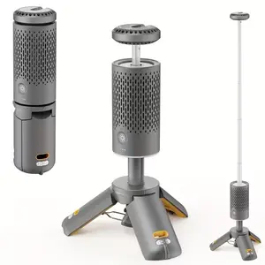 Rechargeable Retractable Camping Light (with Stand), 10, 000mAh RGB - Camping Light And Light Dimmable, Flashlight Foldable Magnetic Tent Light, Classroom Work Light Emergency Light - Camping Hiking Camping Light Rechargeable