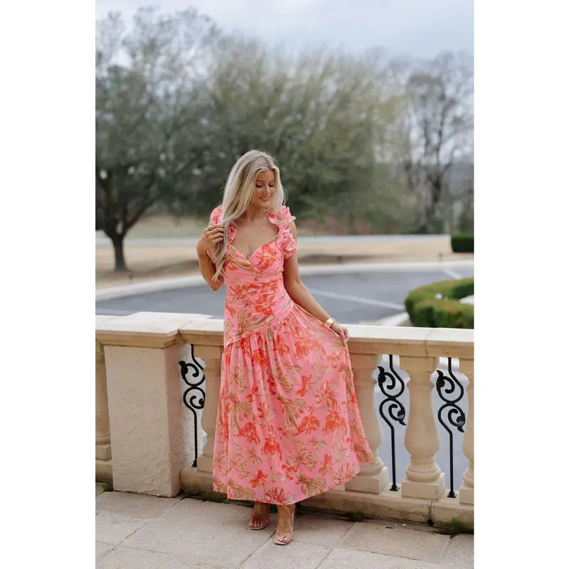 strapless open back dress Women's Beach Day Maxi Dress main image 1