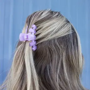 TELETIES Classic Hair Clip | Small | Lavender Mist