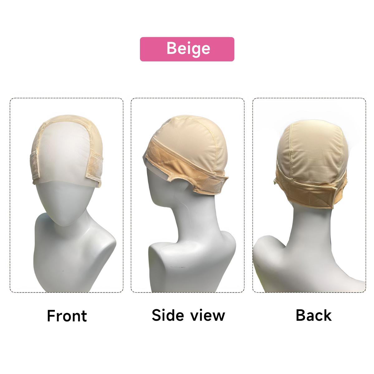 Swiss Lace Wig Cap for Women, Glueless Breathable Transparent Lace Wig Cap with Adjustable Elastic Headband, Comfortable Secure Fit for Lace Front Wigs