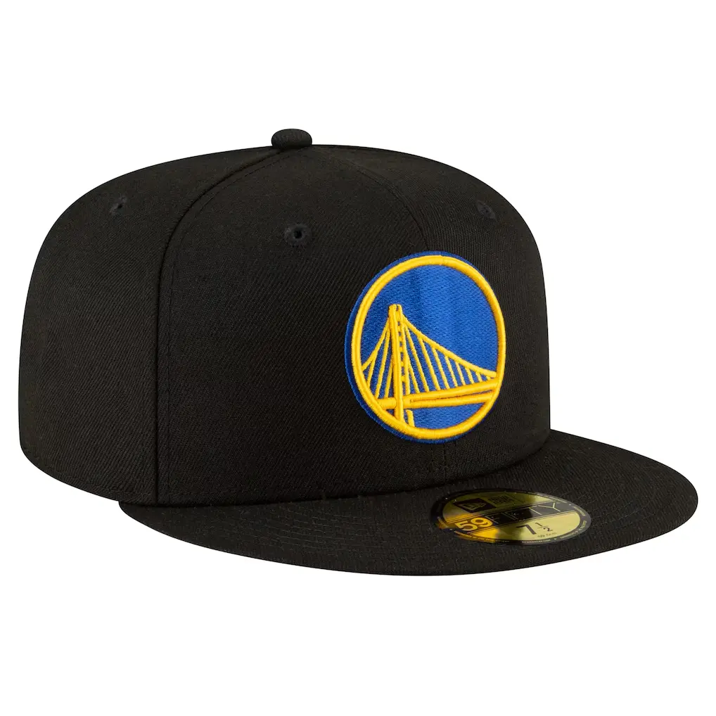 Golden State Warriors 2026 Summer League Champions New Era 59FIFTY Fitted Hat – Black NBA Flat Brim Cap