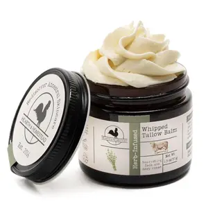 Herb-Infused (Unscented) Whipped Tallow Balm