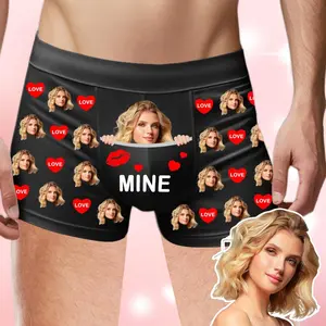 Personalized Face Boxer Briefs,Custom Photo Underwear,Boxers with Picture,Custom Gifts.
