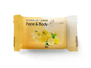 Byenblan Lemon Face & Body Bar Soap 4oz - Gentle Cleansing & Nourishing for All Skin Types