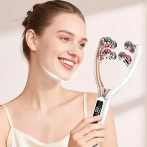 Doge&Vollar Face Massager for Snatched Jawline • Electric Face Slimming Tool • Portable Roller for V-Shape Sculpting