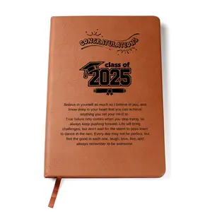 Class of 2025 Graduation Leather Journal | Perfect Gift for Graduates