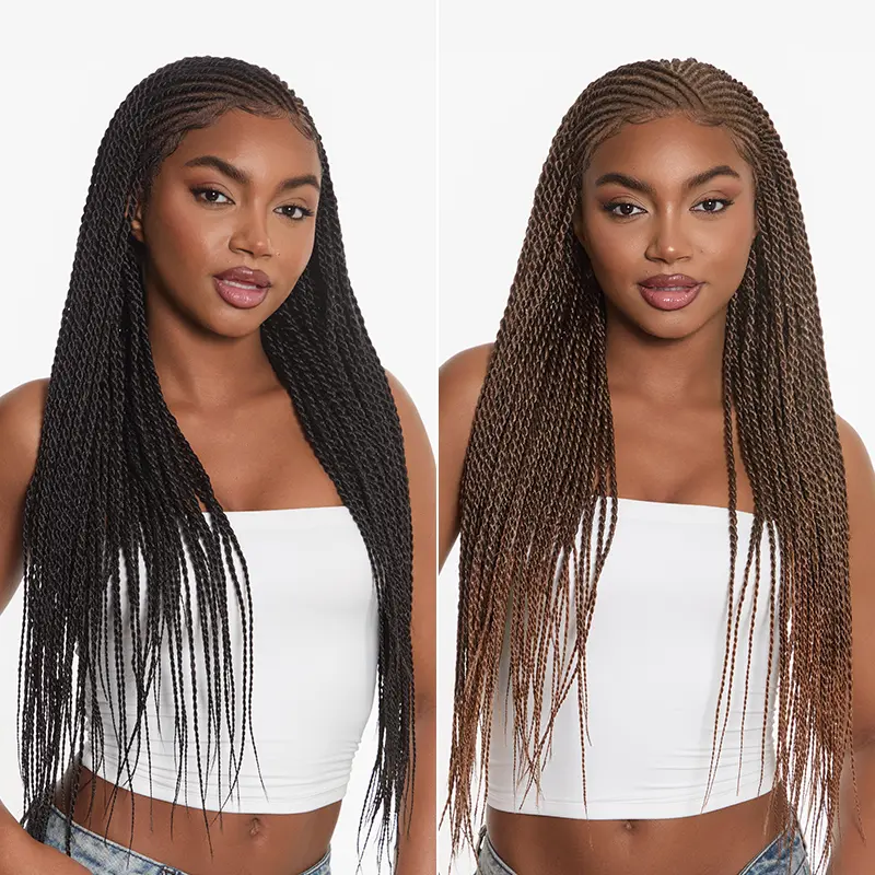 [New Arrival] Frodio Veralux™ Fiber Two-Strand Twist Braided Wig 13x5 Frontal Lace Wig with Baby Hair | Beginner Friendly #summervibes