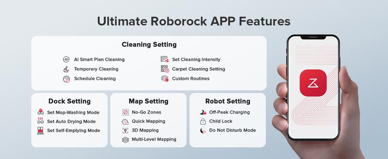 Roborock Qrevo Series Robot Vacuum and Mop (QV 35A), 8000Pa Suction, Anti-Tangle Brushes, Smart Obstacle Avoidance, Auto Mop Washing, All-in-One Dock, 200RPM Spinning Mops #GiftedInLove