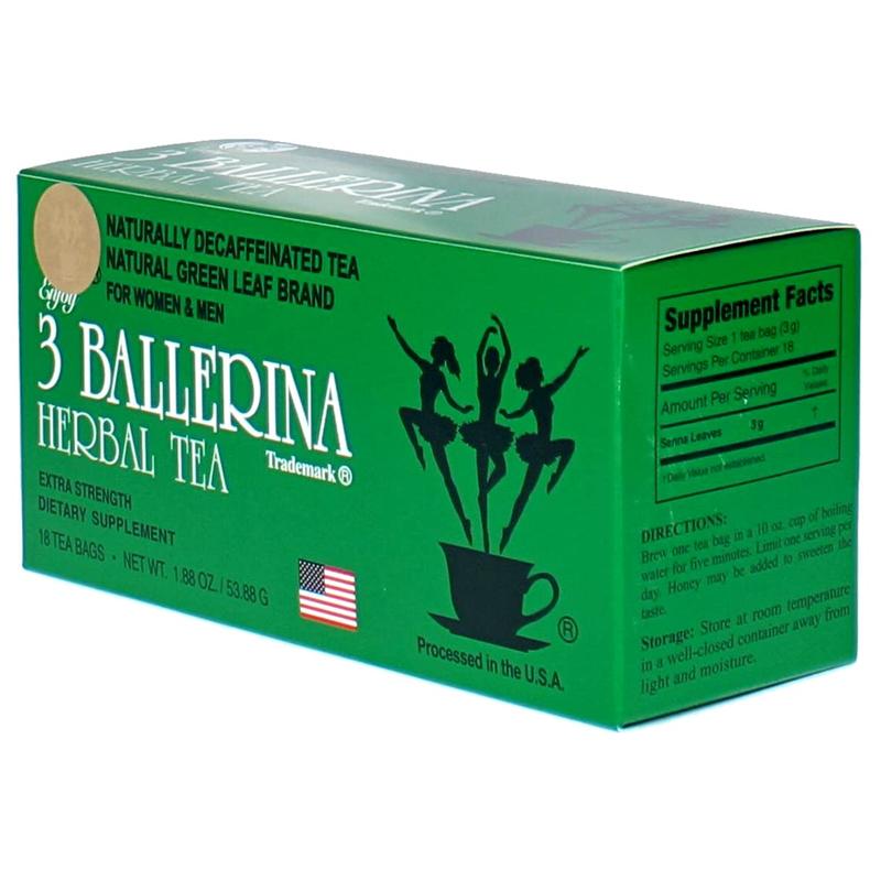 3 Ballerina Herbal Tea - 1 pack - 18 Tea Bags Total