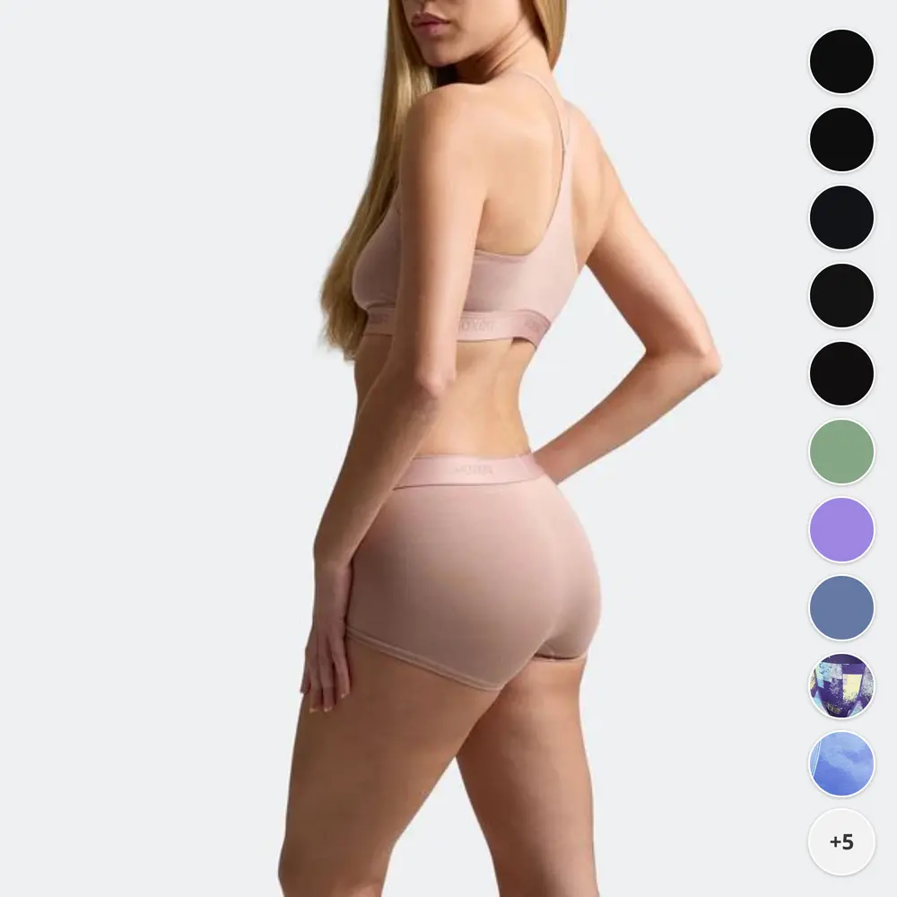 Women's Boy Shorts Panties - Bold Shorties with Inside Leg Panel, Casual, Chafe-Free Fit for No-Ride, No-Dig, All-Day Daily Confidence, All-Day Confidence