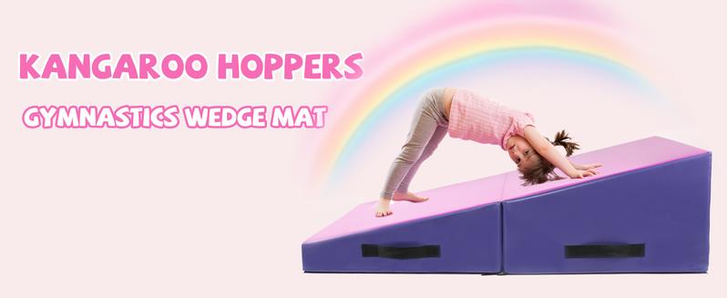 Gymnastics Tumbling Cheese Wedge Mat (M/L) thick yoga
