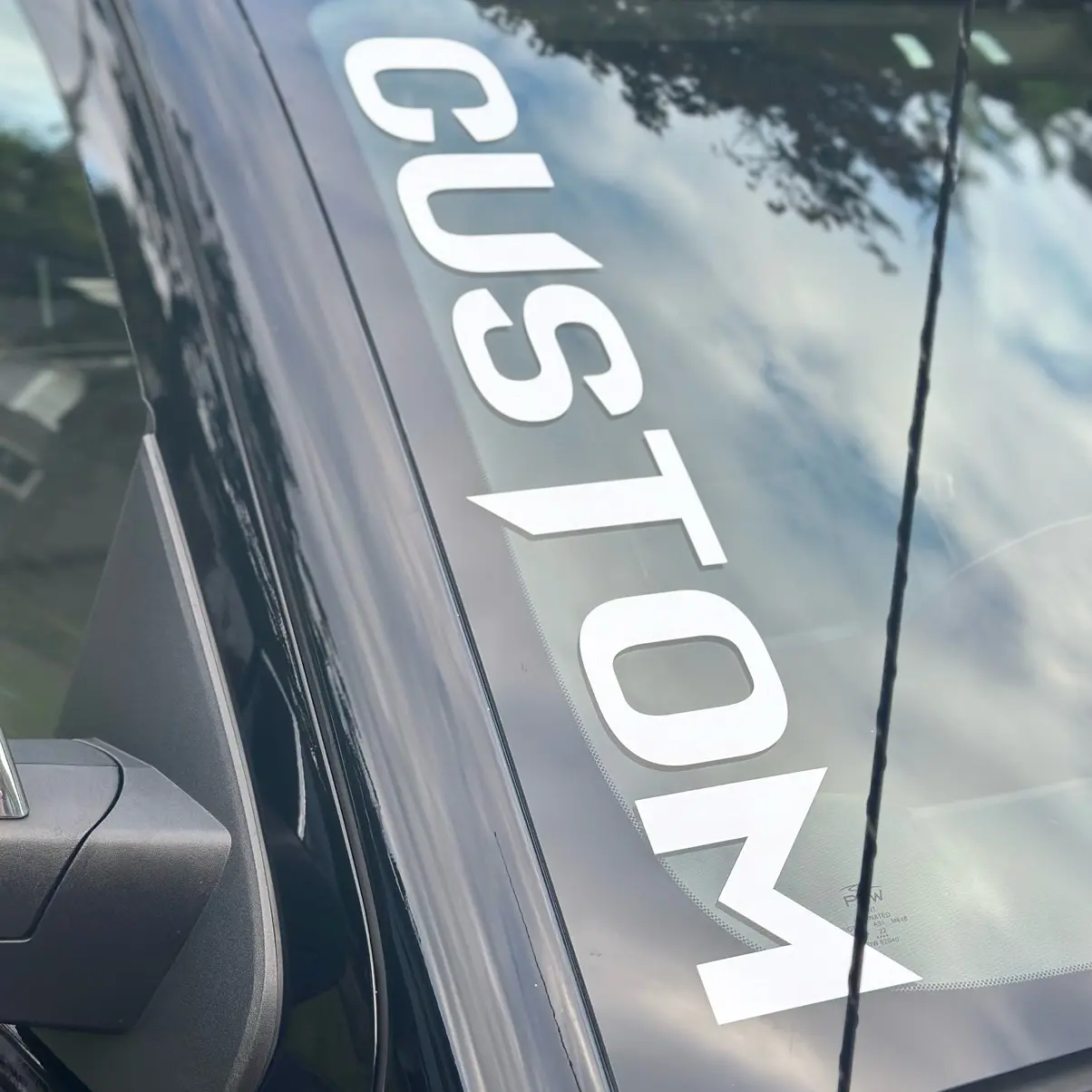 Custom Windshield Decal for Trucks, Cars, SUVs - 23 Inches - Chevy, Dodge, Ram, Ford