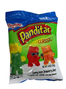 Ricolino Panditas Classic Gummy Bears Candy – 4.4 oz (125 g)