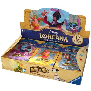 Ravensburger Disney Lorcana: Into the Inklands TCG Booster Pack Display - 24 Count for Ages 8 and Up