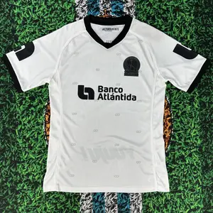 2425 Honduras Olimpia FC Third Away White Short Sleeve Top Soccer Jersey