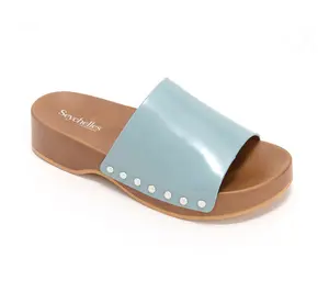 Seychelles Leather/Lucite Flexible Mules - Fantasy