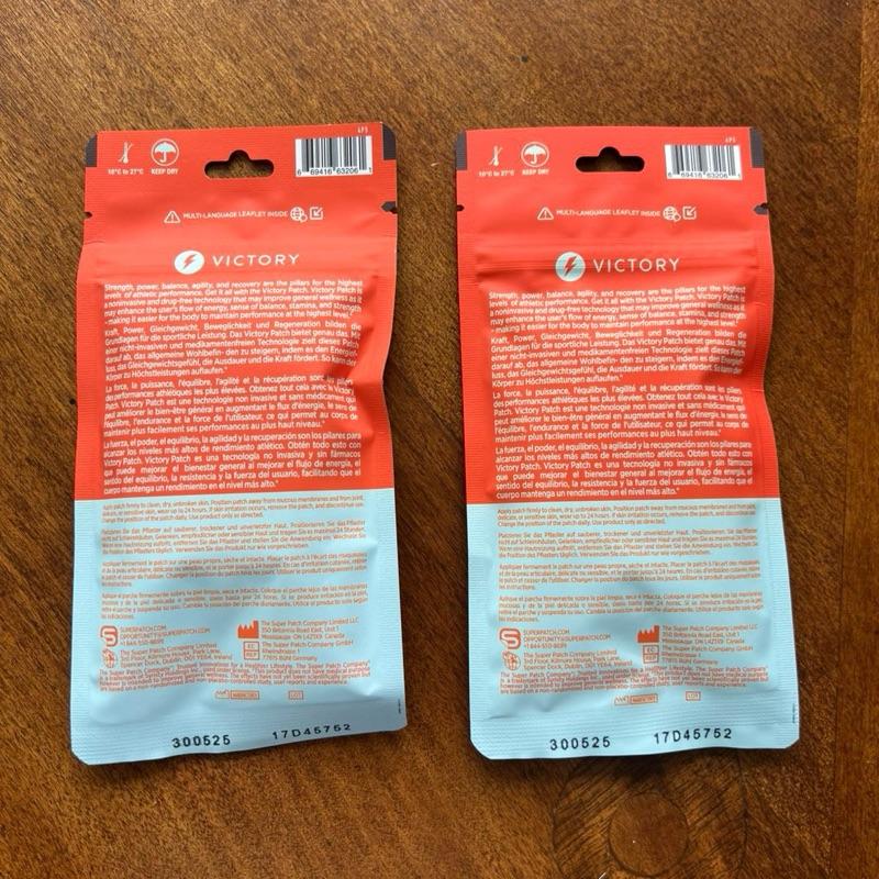 The Super Patch Company Victory Super Patches 2 packs of 28 patches Hypo-allergenic Polyethylene Adhesive VTT 2.0 Workout like never before
