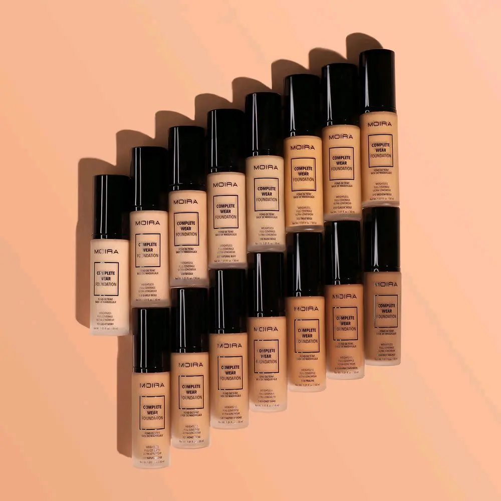 Complete Wear Foundation with Buildable Matte Coverage & Color Correction, Weightless Longwear Makeup for a Polished Look, Cruelty Free & Oily Skin Ready for All Skin Types, 30ml, Matte Finish, Polished Look, Combination