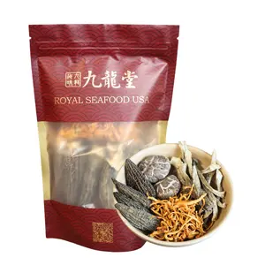 Royal Seafood USA 4-Mushroom Soup Mix, Dried mushroom combo, Pack in USA, Moral mushrooms, 70g/bag