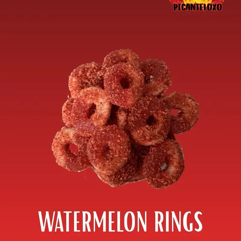 Watermelon Rings 8 oz | Sweet & Juicy Snack for Parties & Everyday Enjoyment snack candy