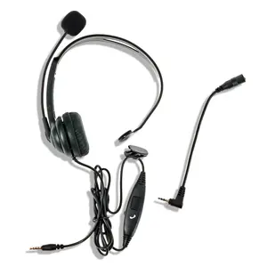 Spracht Zum350m Stereo Headset With 3.5mm Jack & 2.5mm Adapter For Tablets, Smart Phones, And Computers - Wired Headphones With Microphone And Noise Canceling