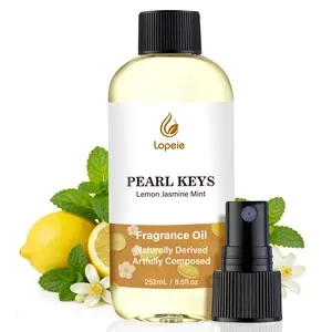 Lopeie Pearl Keys 100% Natural Fragrance Oil (118mL4.1fl.oz / 252mL8.5fl.oz) | Pet-Safe Aromatherapy Oil for Diffusers & DIY Projects