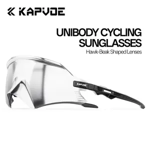 KAPVOE K2 Unibody Cycling Glasses Men Women UV400 Water Oil Resistant Mountain Bike Sunglasses Sports Baseball Running