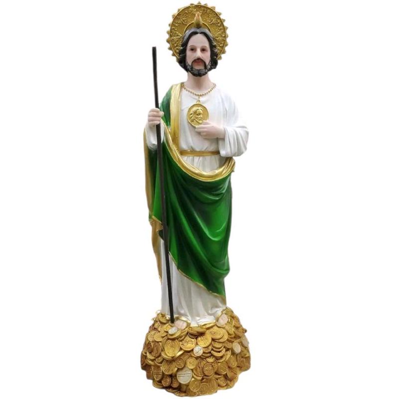 San Judas 24" Inch Tall Con Capa Statue- St Jude  Standing Religious Decor brand new in Box Ornaments Religious Decor Patron Saint Tadeo