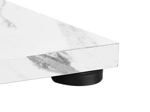 YITAHOME Gold Console Table, Modern Sofa Table for Living Room, Hallway, Entryway, 40 inch Narrow Entryway Table, Faux Marble White