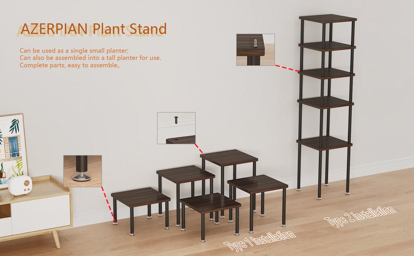 5 Pack Indoor Plant Stand Pot and DIY Tall Metal Flower Stand for Multiple Plant for Patio Balcony Garden, Black+White Deals For You Days 5 Pack Indoor Plant Stand Pot and DIY Tall Metal Flower Stand for Multiple Plant for Patio Balcony Garden, Black+White Deals For You Days