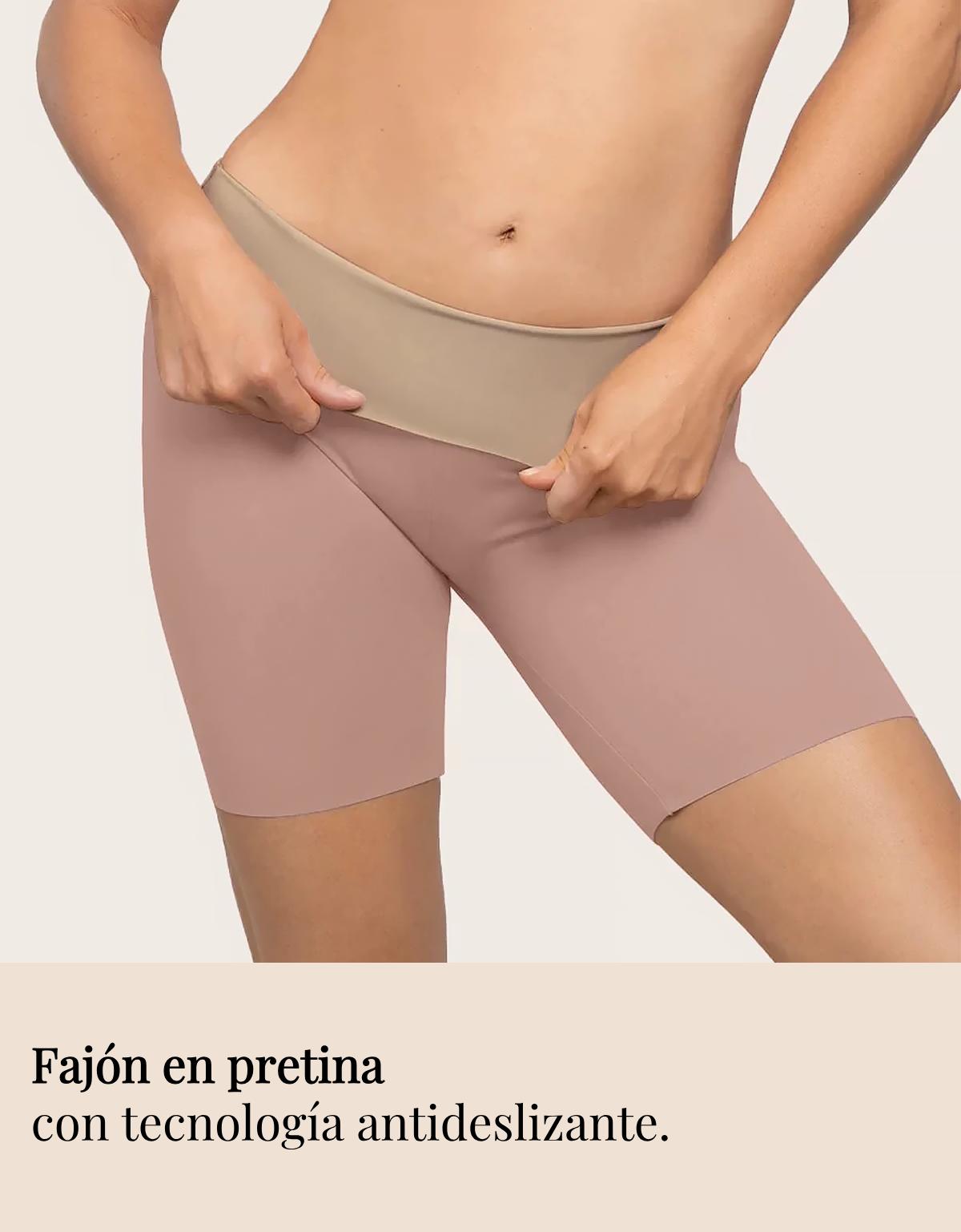 Curvamor Stay-In-Place Seamless Shapewear Shorts – Soft Fabric Ruched Design for Compression & Anti-Slip Grip Technology | Short de Compresión con Fajón Antideslizante, Aspecto Invisible