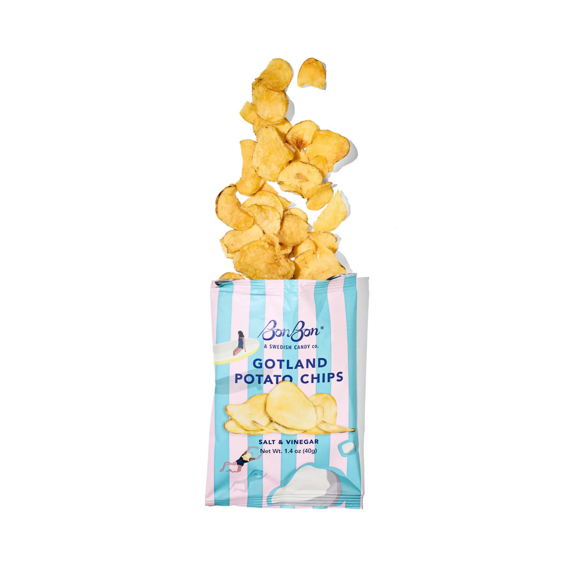 BonBon's Potato Chips - 4-Pack Salt & Vinegar