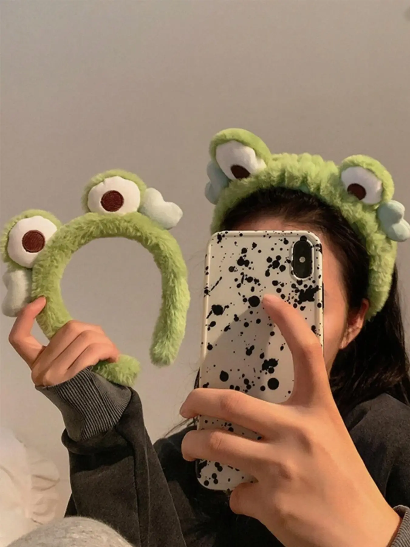 Cute Frog Design Plush Hair Hoop, Adjustable Headband, 2024 New Style Fashionable Hair Accessories for Women & Girls, Lovely Hairwear for Daily Used Hairstyles Ideas,mothers day gift ,mothers day gift ideas