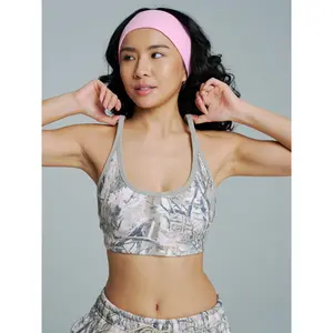 Plush Fleece Bralette - Pink Camo